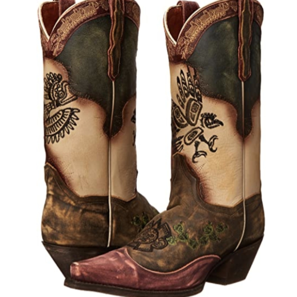 Dan Post Women's Carlita Embroidered Cowboy Boots